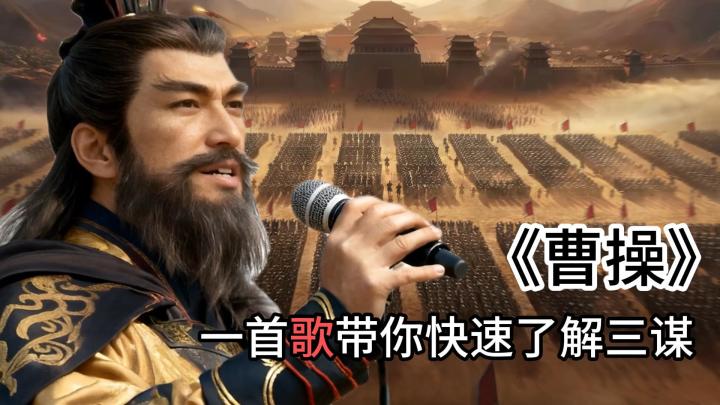 【三谋好声音】当曹操演唱《曹操》,你会爱上不肝不氪的三谋吗?截图