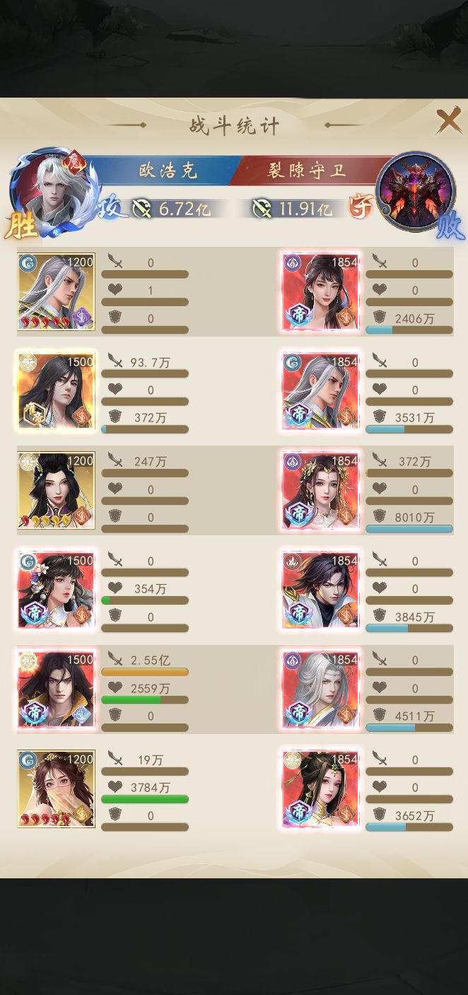 11000年裂缝1600层通关截图