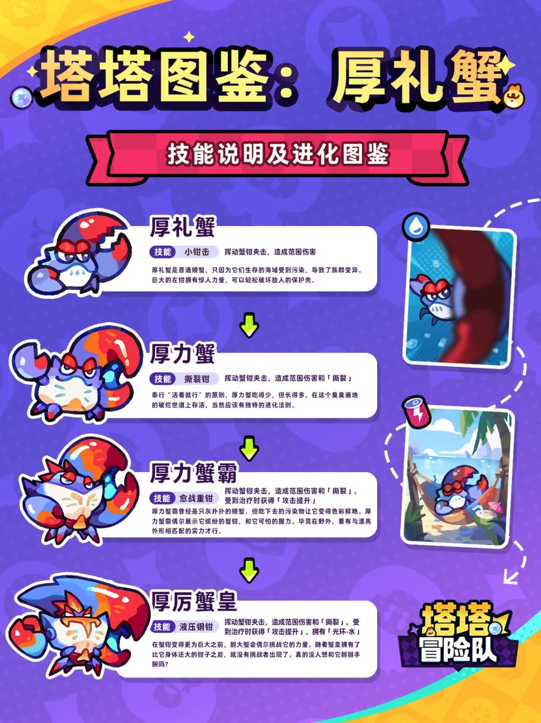 新水系塔塔曝光,玩梗取名厚礼蟹趣味拉满 2