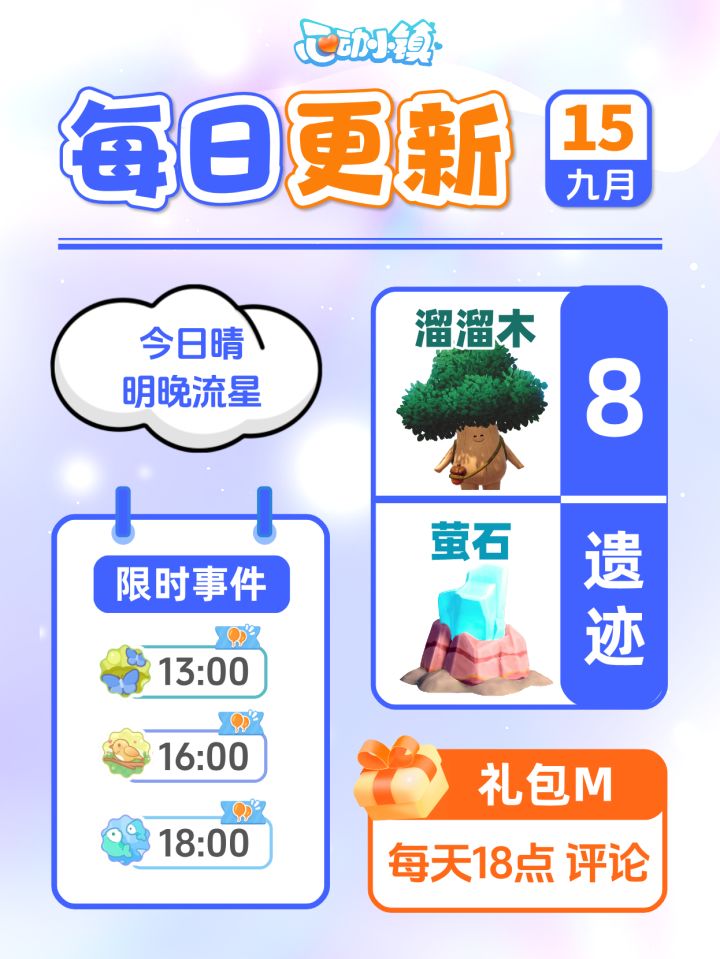 9月15日小镇日报溜溜木萤石兑换码 每日更新截图