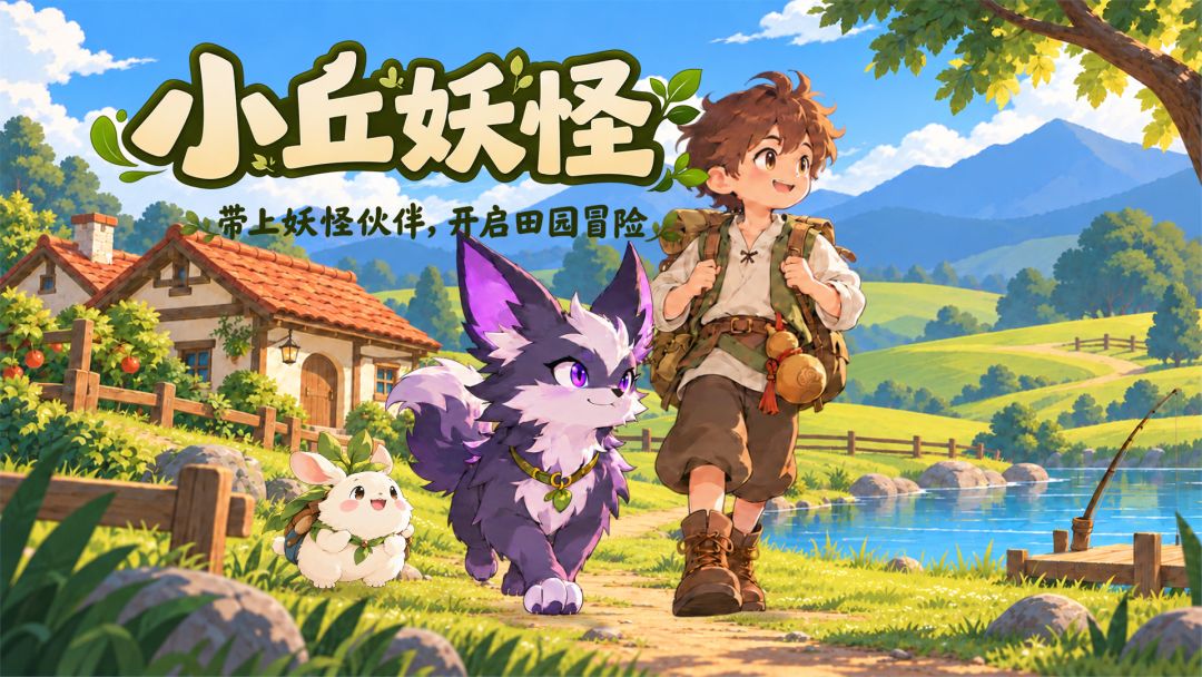 【小丘妖怪!世界】预告开放世界!可种田、钓鱼! 1