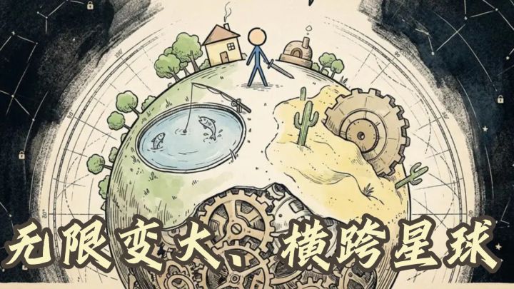 无限变大、横跨星球,这款小成本生存游戏我愣是玩了一下午截图