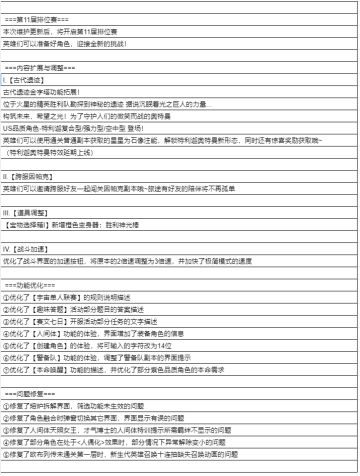 《奥特曼系列OL》4月12日维护更新公告