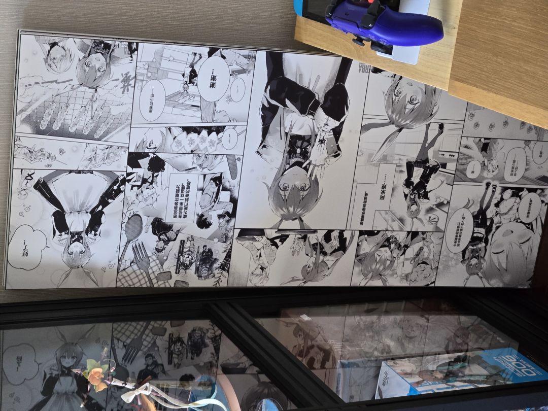 给我的明日方舟手办柜做了三块漫画背景板 2