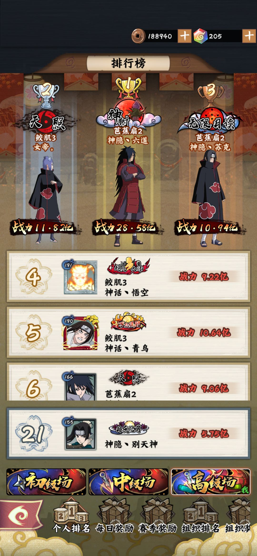 木叶高手——153天3亿玩家阵容记录 3