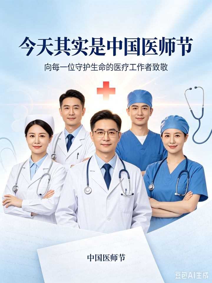今天其实是中国医师节 向医疗工作者们致敬截图