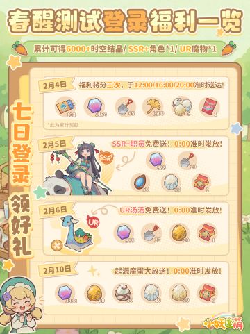 🎁每日登录！直送2000代金券和SSR+职员！