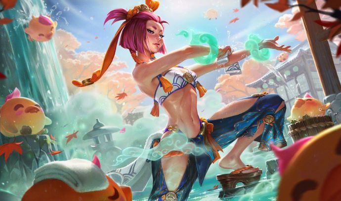 LOL新英雄芸阿娜原画和伴生皮发布 1