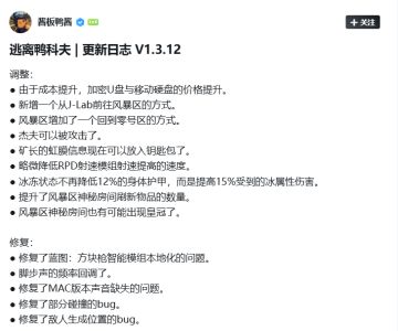 《逃离鸭科夫》玩梗式更新引热议，杰夫可以被攻击！