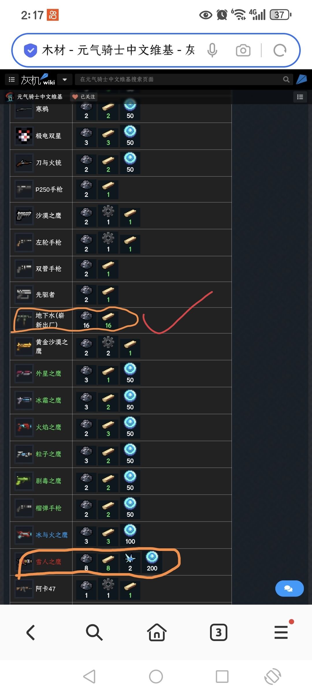 所有木材的武器锻造 2