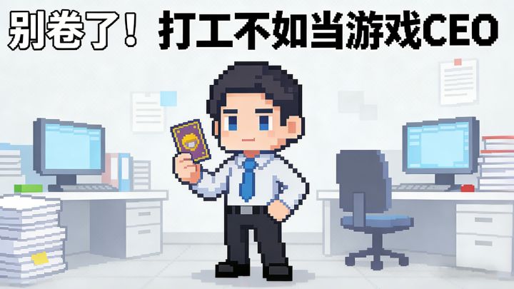 别卷了❗快来游戏里当CEO吧❗月底商战 + 天使投资创业成就感拉满❗截图