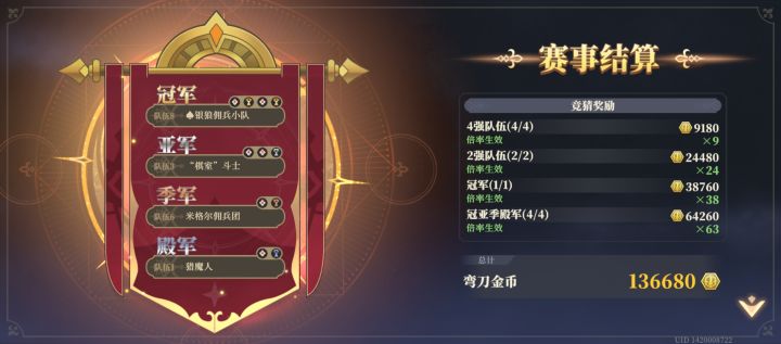 终于大满贯了!!截图