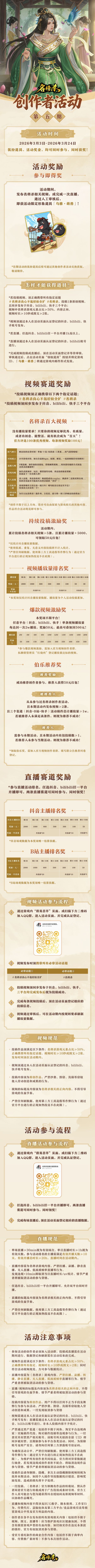 《名将杀》创作者活动第五期启动! 1