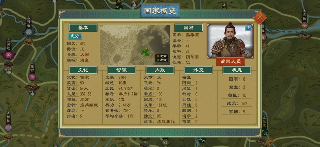 也写个小国统一攻略心得 3