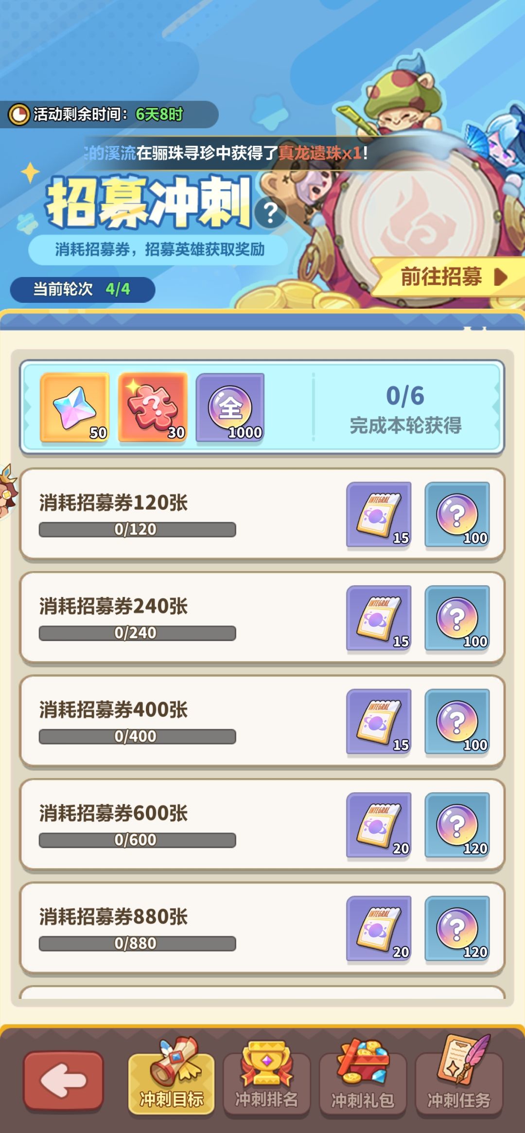 冲刺完了 2
