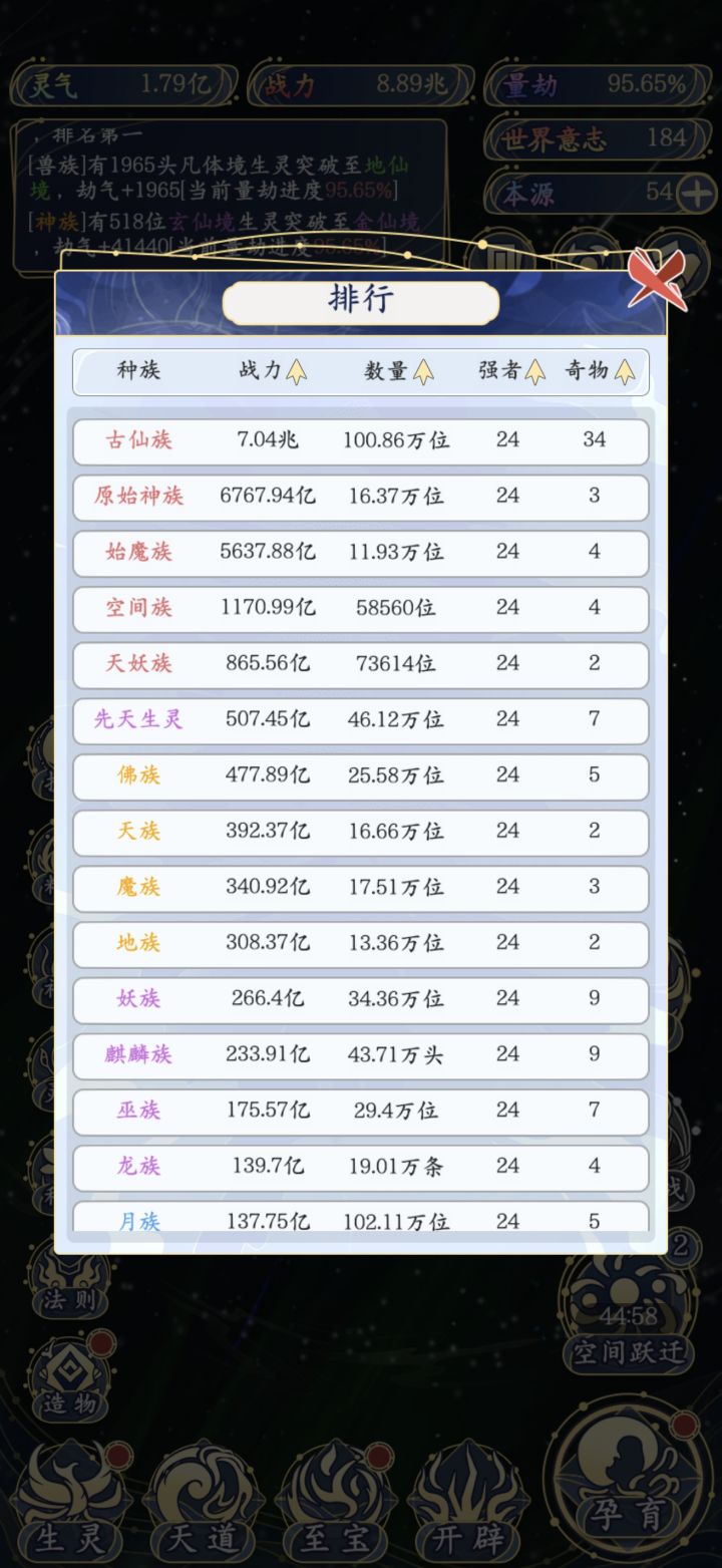 8.6兆战斗力。只能说是入门。不算毕业。截图