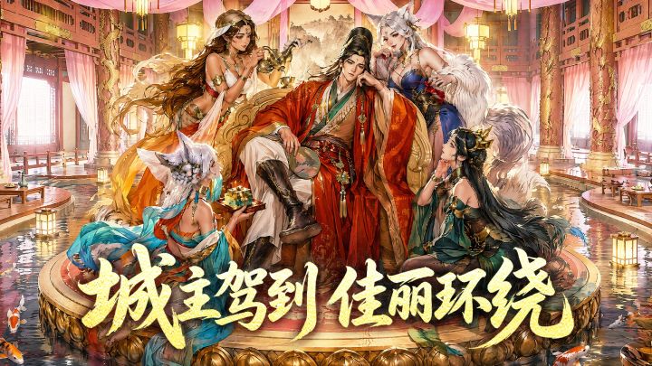 自动塔防搭配城建经营,乱世当城主也能躺平玩!截图