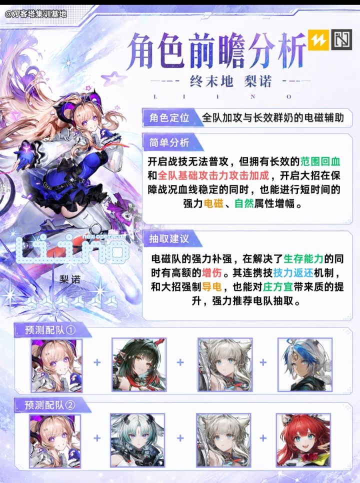 终末地梨诺前瞻:长效群奶加攻电磁拐截图