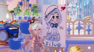 画了自己的oc嘿嘿😘😘😘