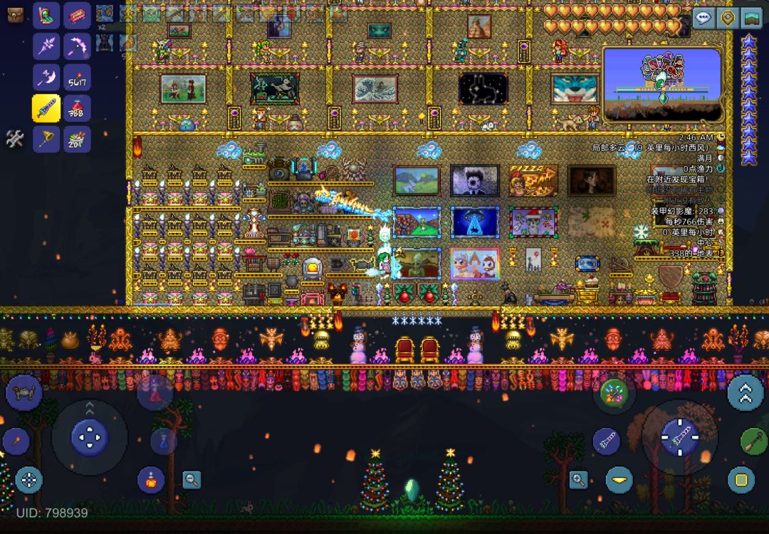 今年30岁，在泰拉瑞亚中一次又一次毕业截图