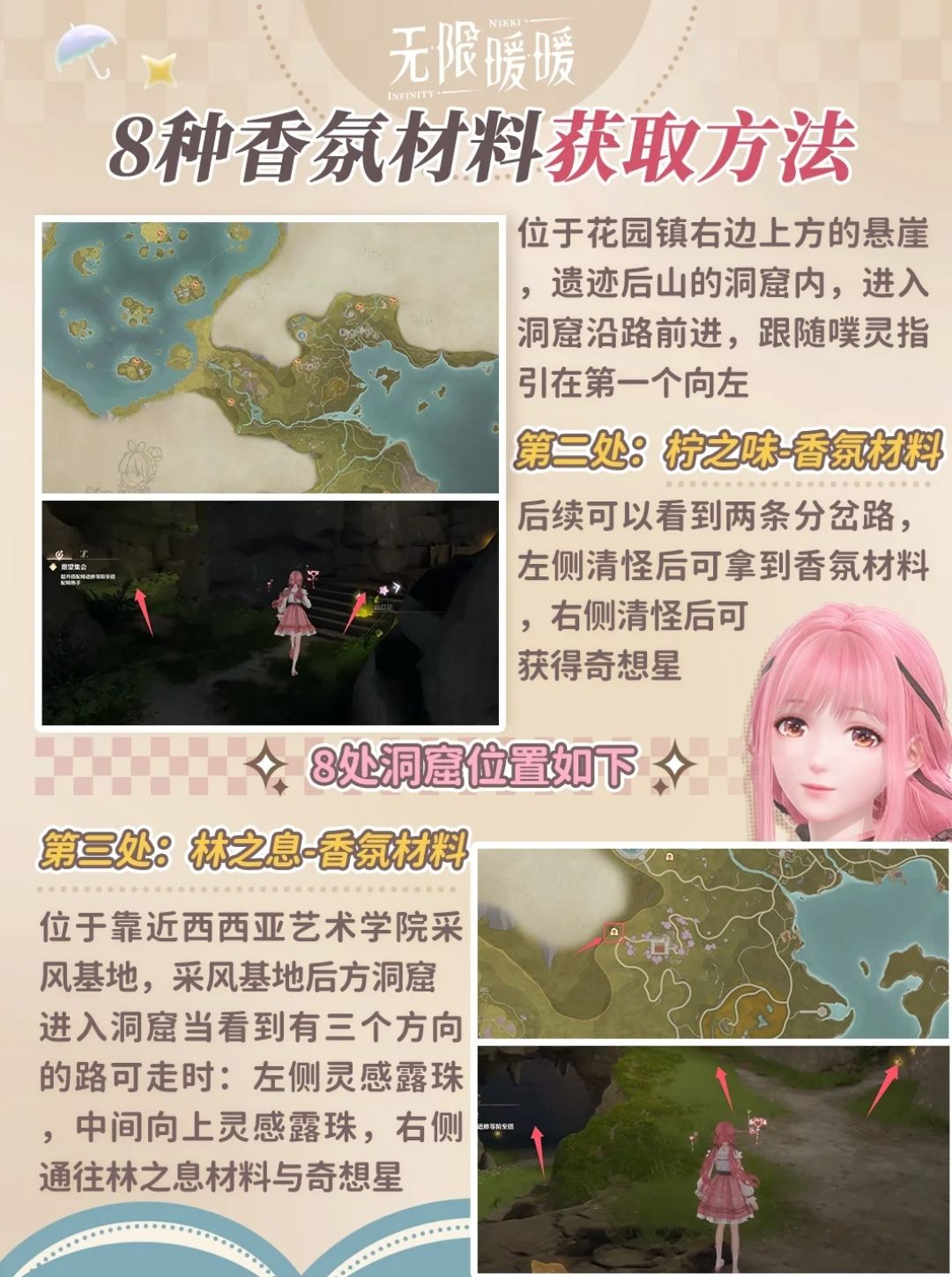 无限暖暖|香氛材料及洞窟全8种收集攻略 3