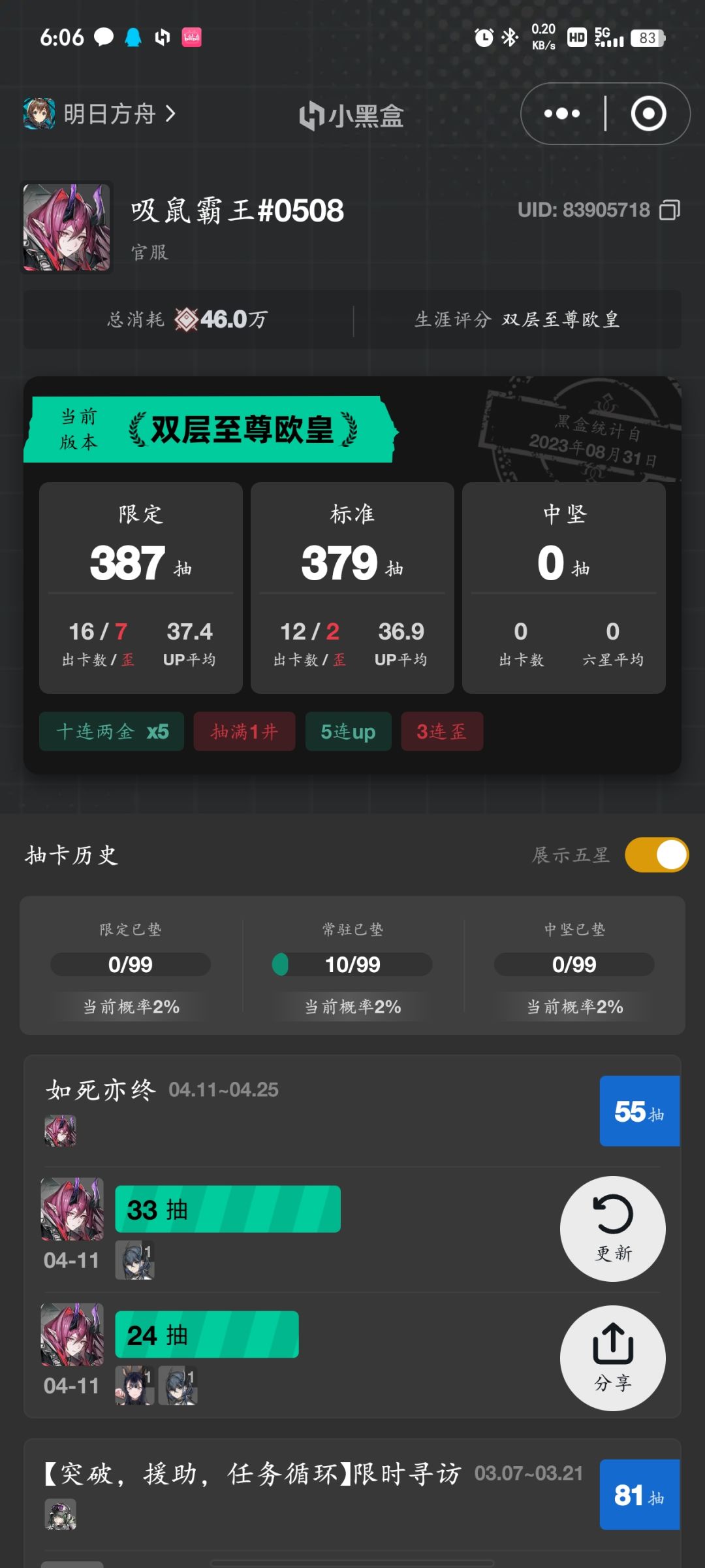 第一次见到sr和ssr同一个稀有度的游戏 1
