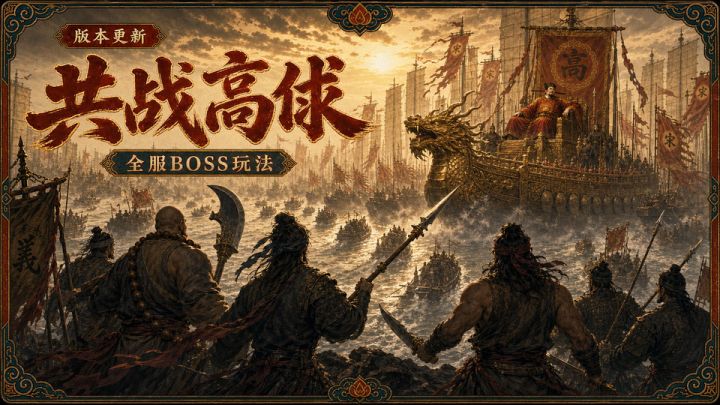 V1.08重磅更新,全服BOSS高俅上线截图