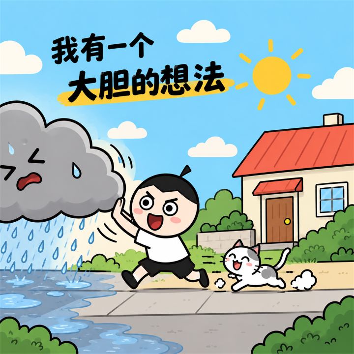 #我有一个大胆的想法 10月16日更新日志|新增两章!五章50关,老六的倒霉日常加量升级
大家反馈的“关卡太简单”“不够玩”,我们收到了!这次给老六安排了更多倒霉事,也给大家准备了更有挑战的解法。
本次更新内容:
1. 新增两章,共50关
新增第四章「周末大冒险」和第五章「搬家求生篇」,带来20个全新关卡。周末出门、收拾搬家,老六走到哪里,倒霉就跟到哪里。
2. 重构前30关,难度逐步提升
前截图