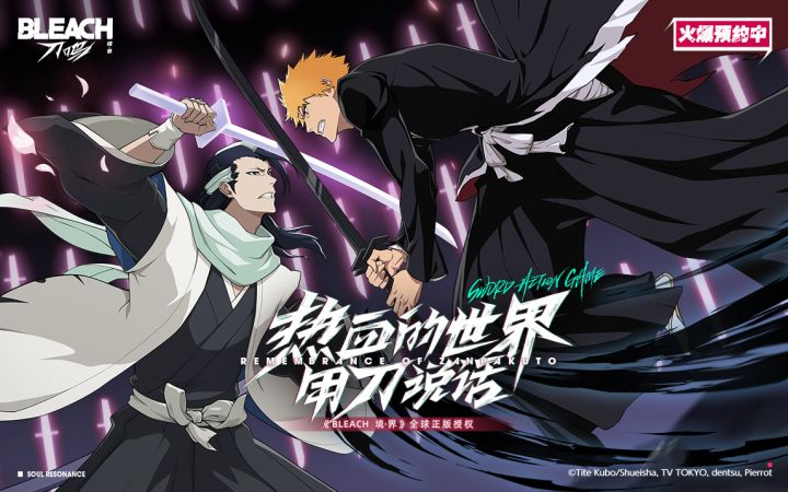 《境·界 刀鸣》预约开启！《BLEACH 境·界》全球正版授权刀剑连携手游截图