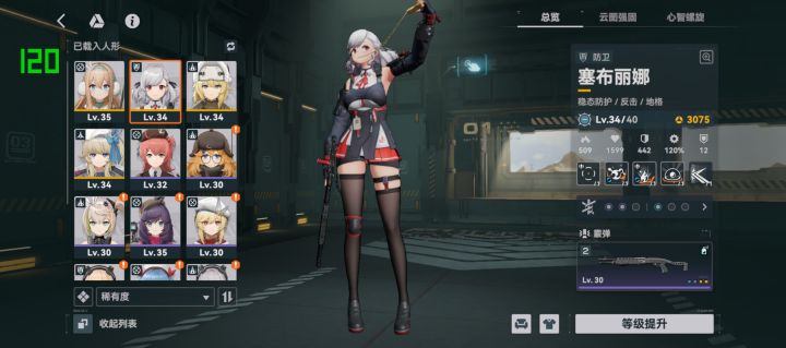 可以选一个常驻专武截图