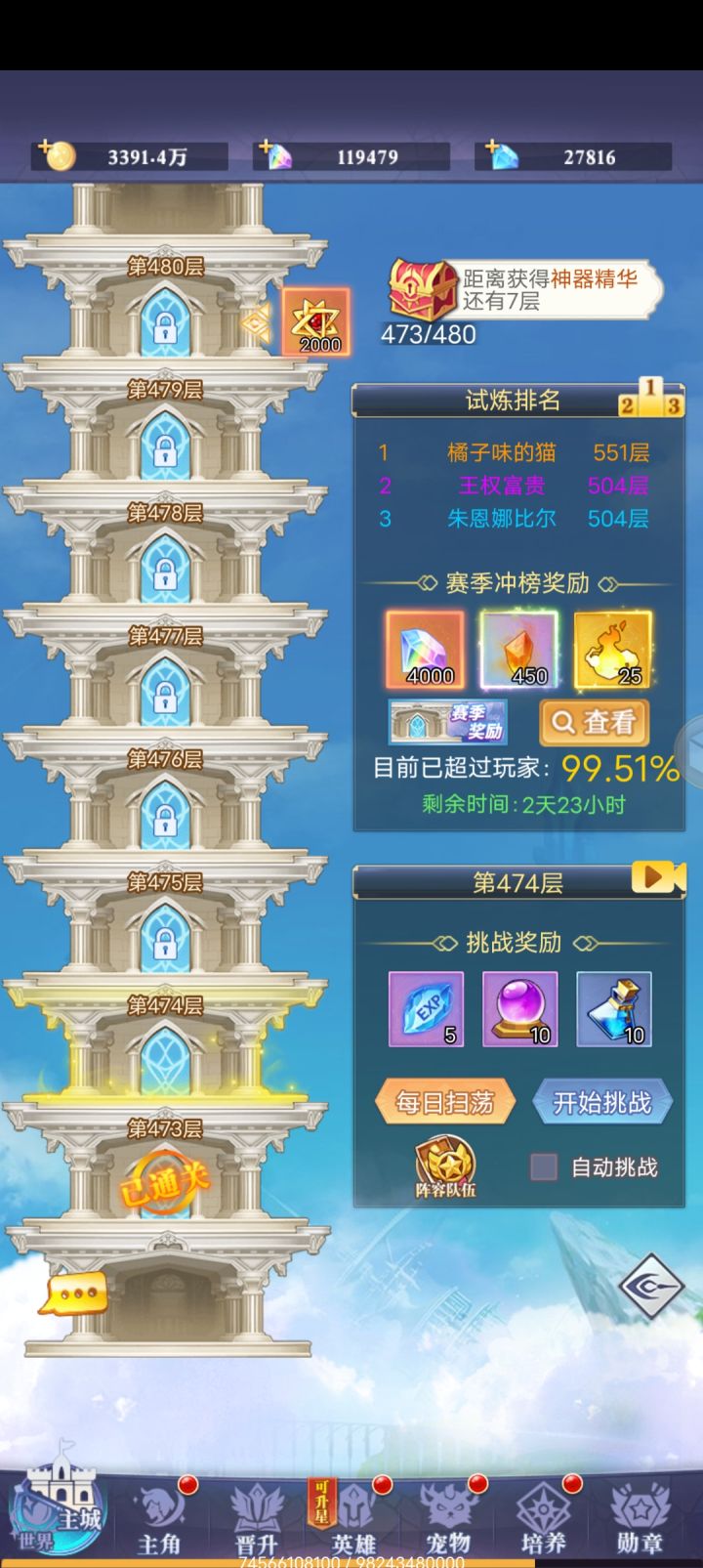 473层，合不合服反正领头的也都不是我，还是一样前99，无所谓截图