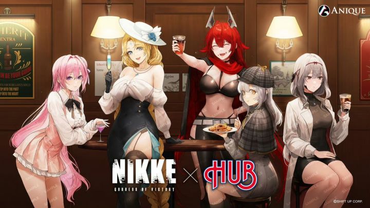 妮姬联动日本HUB酒吧,国服缺席截图