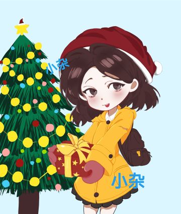 圣诞贺图捏-应该是画完了吧（对不住了赶时间所以有点糙）25会发个带贺卡祝福版的[表情_酷]#同人摸鱼 #代号超自然