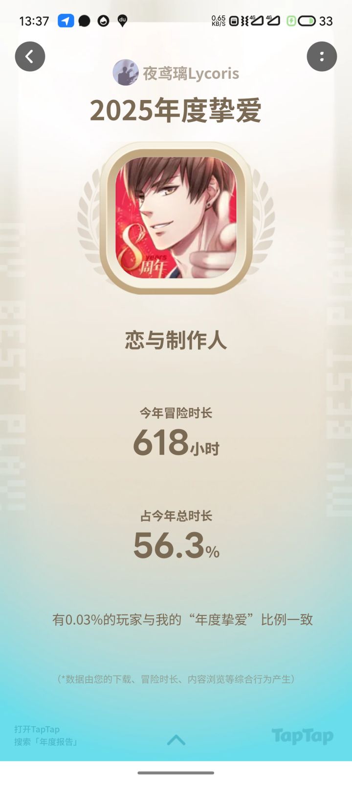2025年度挚爱截图