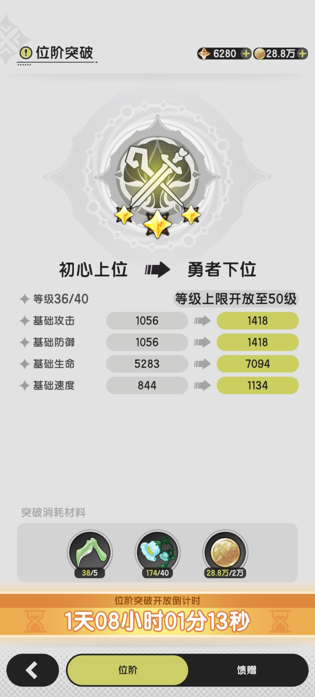 新区会永远卡升级突破吗? 1