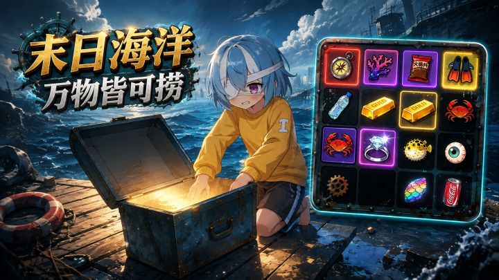 海洋末日,别人捞物资,我捞了个独眼少女?截图