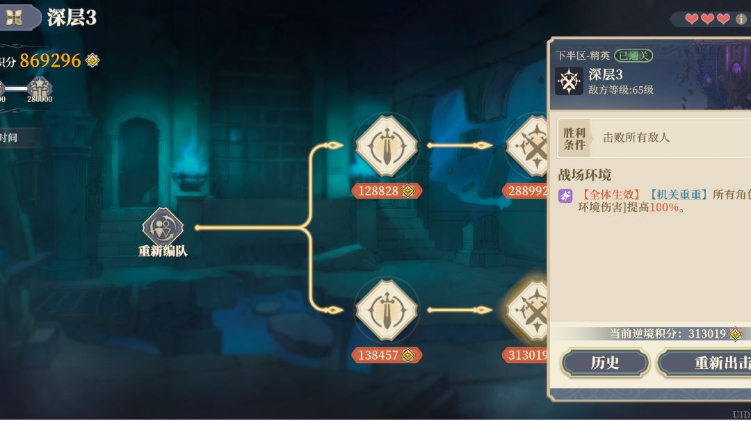 【逆境之塔】第五期下半区战车截图