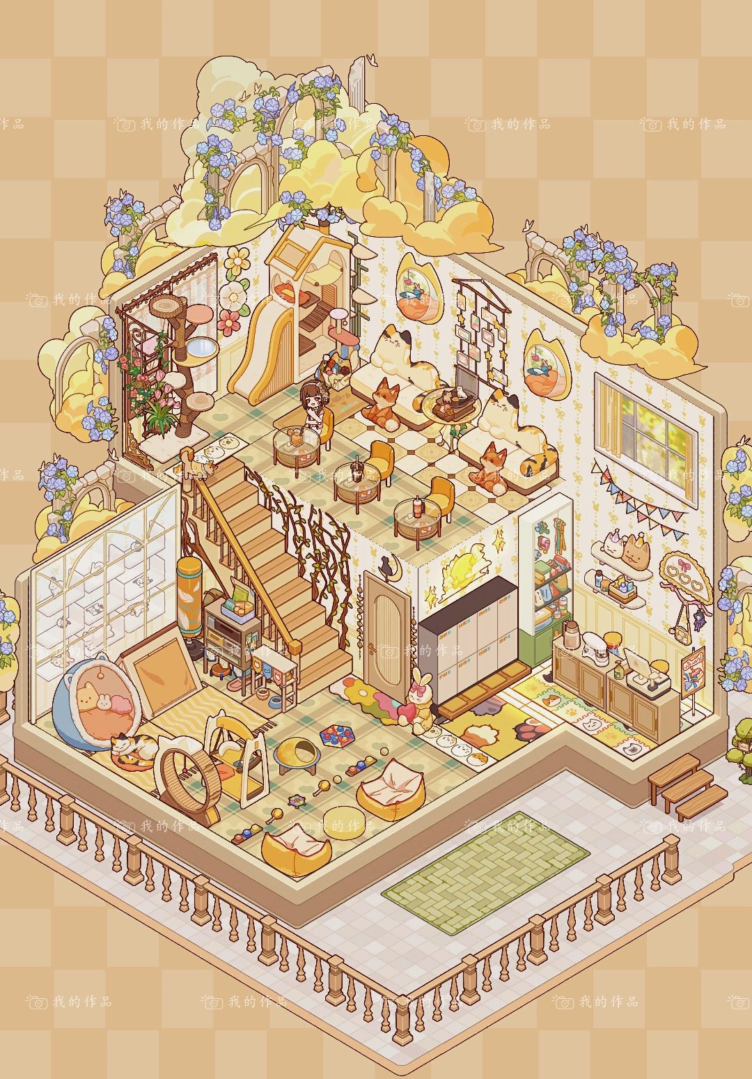 绒团宠舍🐾LOFT 1