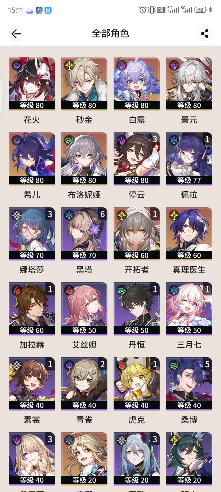 回归没多久,除了景元和希儿0+1,现在攒了2w5星琼,要不要抽鸟和托帕截图