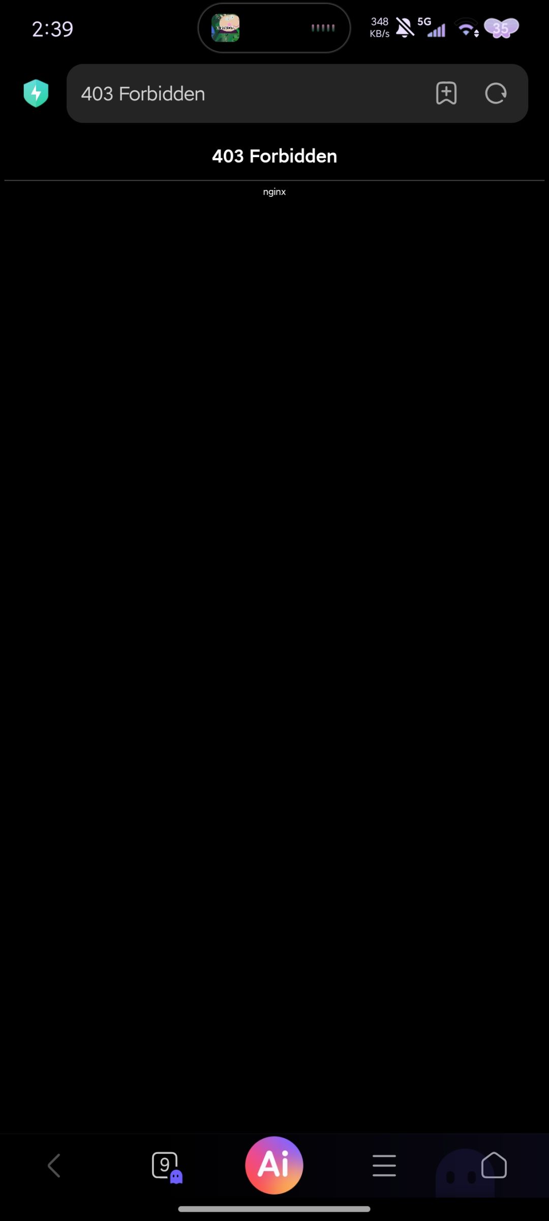 网页没了? 1