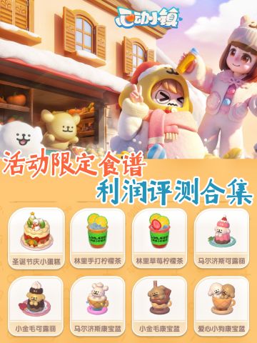 活动限定食谱烹饪利润评测合集（25年1月）