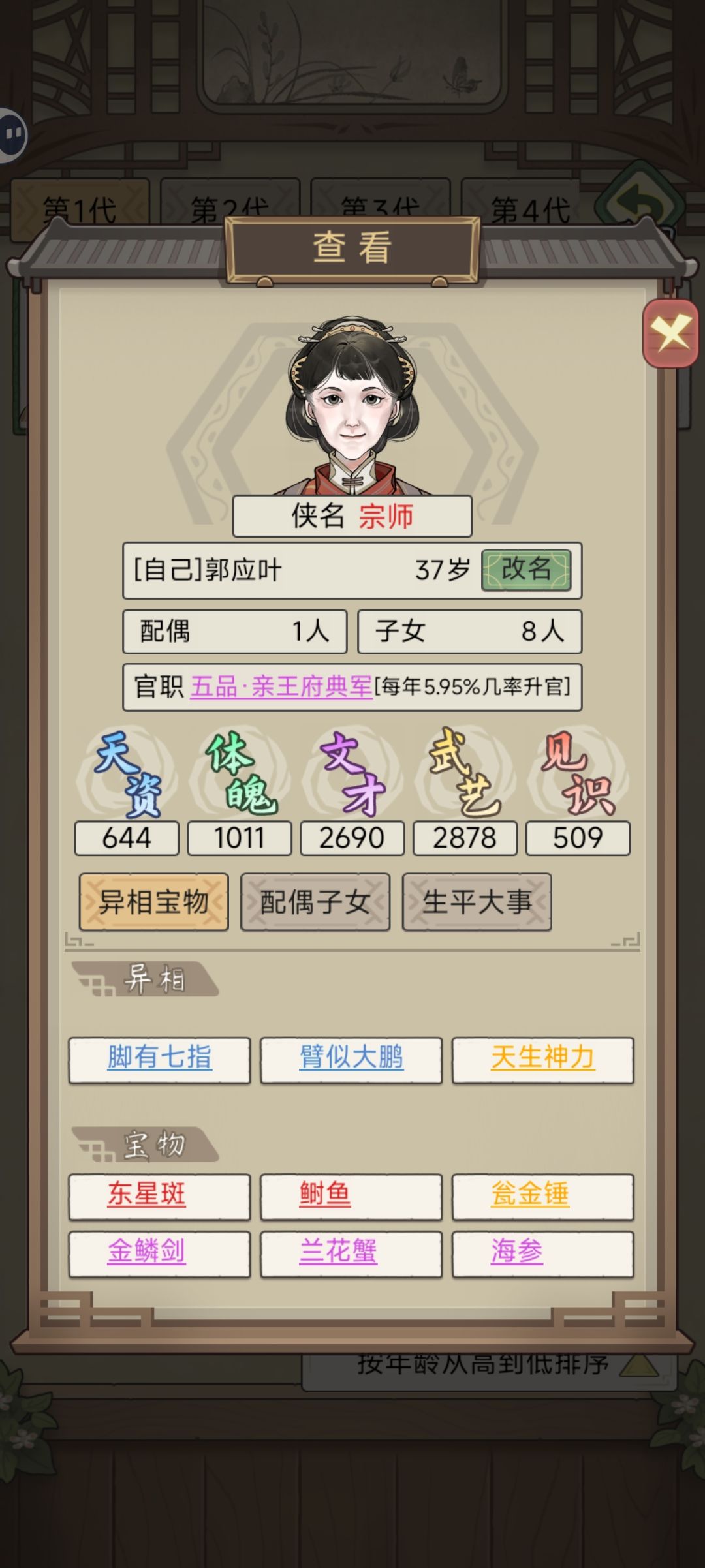 31岁，8个子女。真能生啊 2