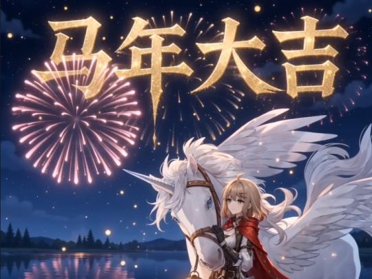 【马年大吉】来自凯多尼娅的新春祝福,请魔女大人查收~截图