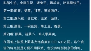 分享一下自己的食谱。