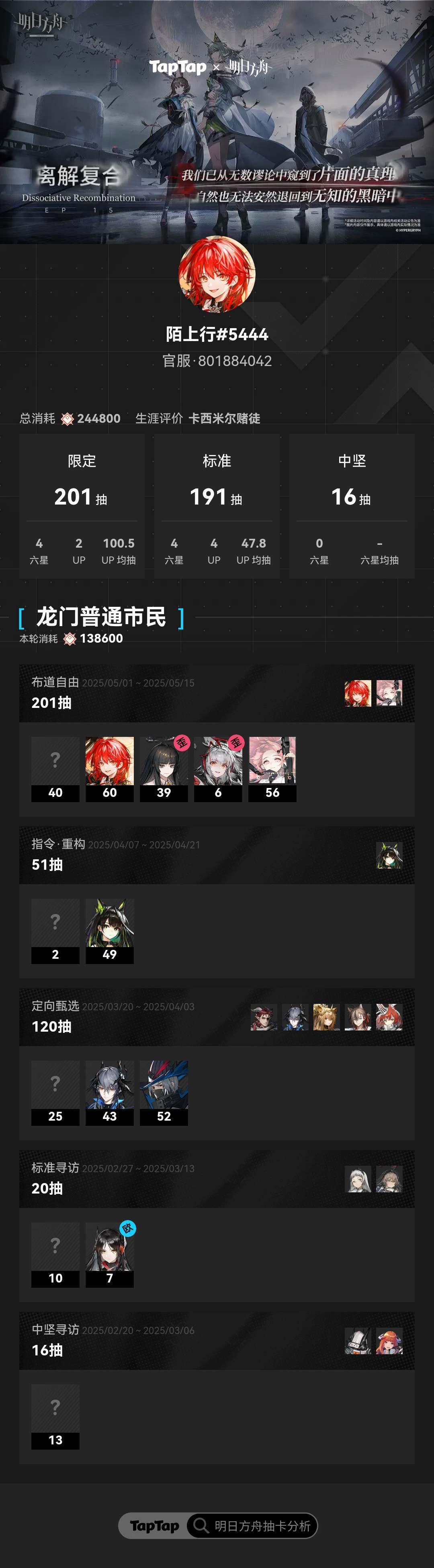 200抽该有的都有了截图