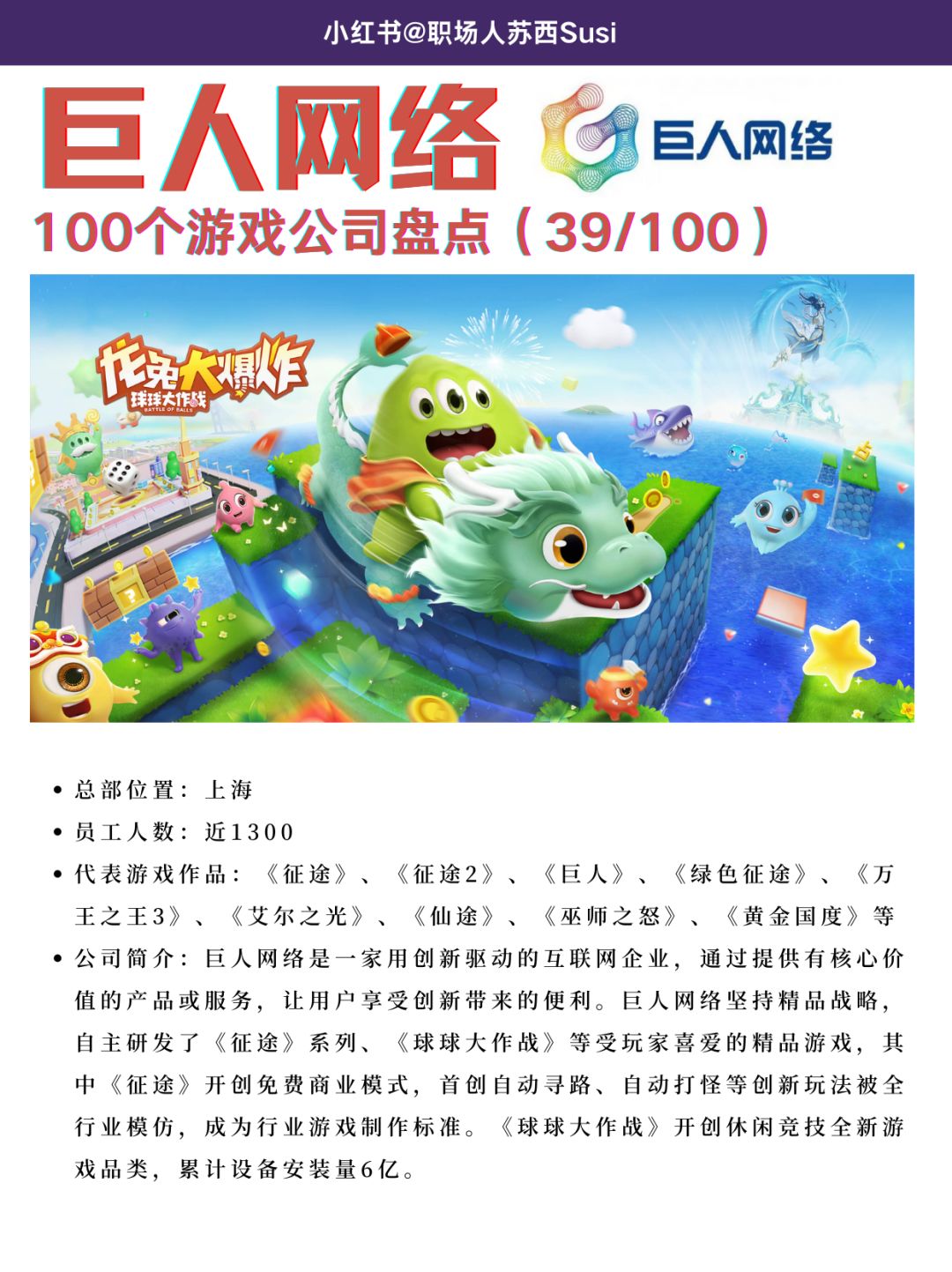 巨人网络|100家游戏公司盘点(39/100) 1