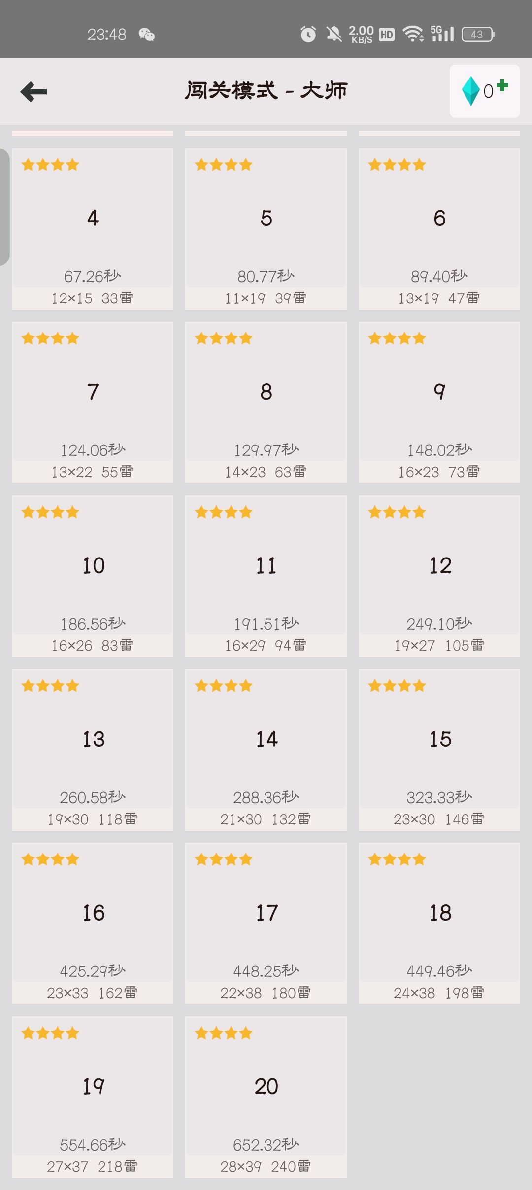 全四星通关 3
