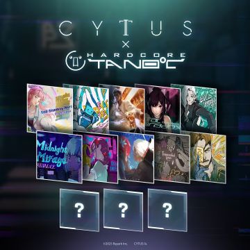 Cytus II x HARDCORE TANO*C 
还在观望的玩家快看过来~ 
联动曲包 VOL. I & VOL. II 现已全部登场！
共收录 10 首全新原创乐曲：
➤ Still Standing Here / DJ Noriken 
➤ DEVASTATION;CODE / DJ Myosuke 
➤ GHOSTHVCK / Getty 
➤ Astral Paradox / Kob