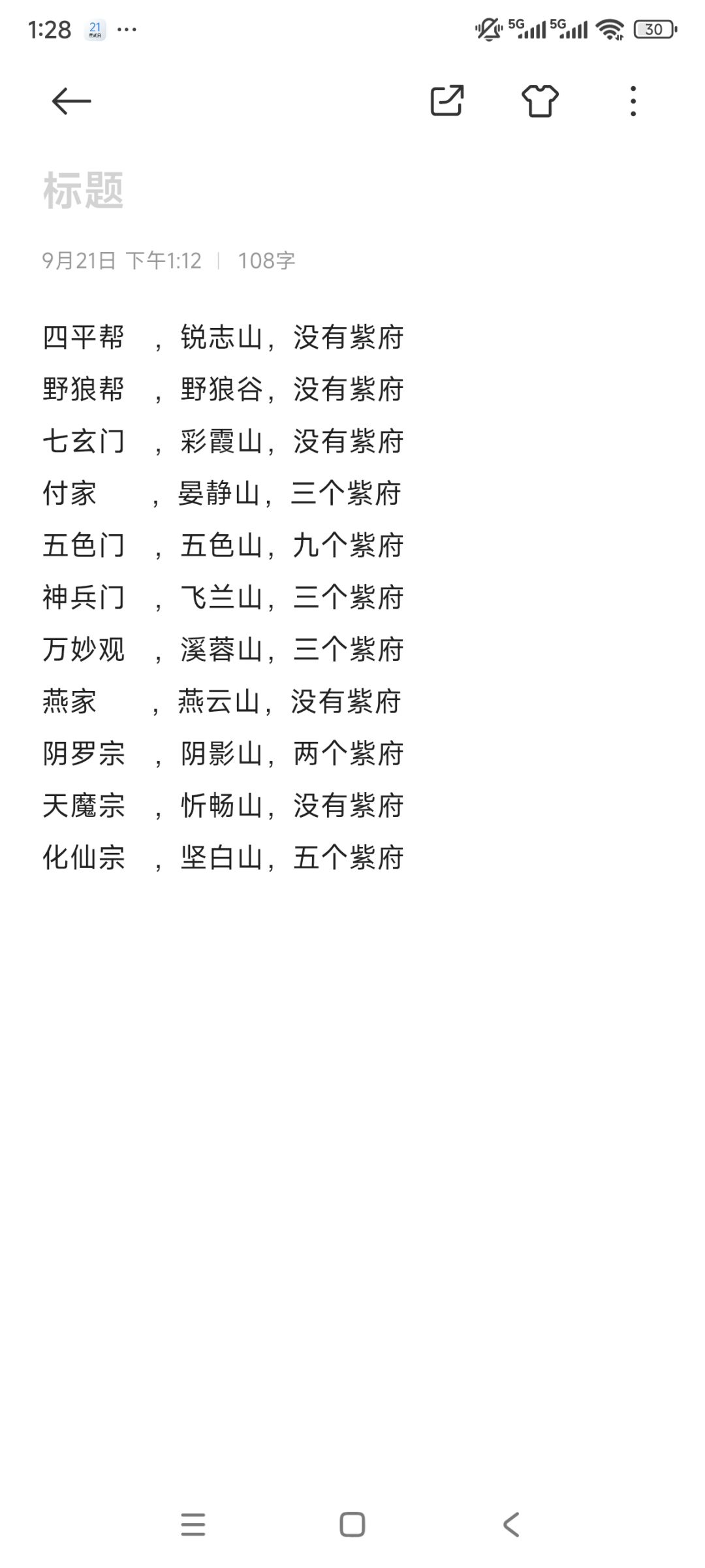 目前开局基地没有金丹期的家族 1