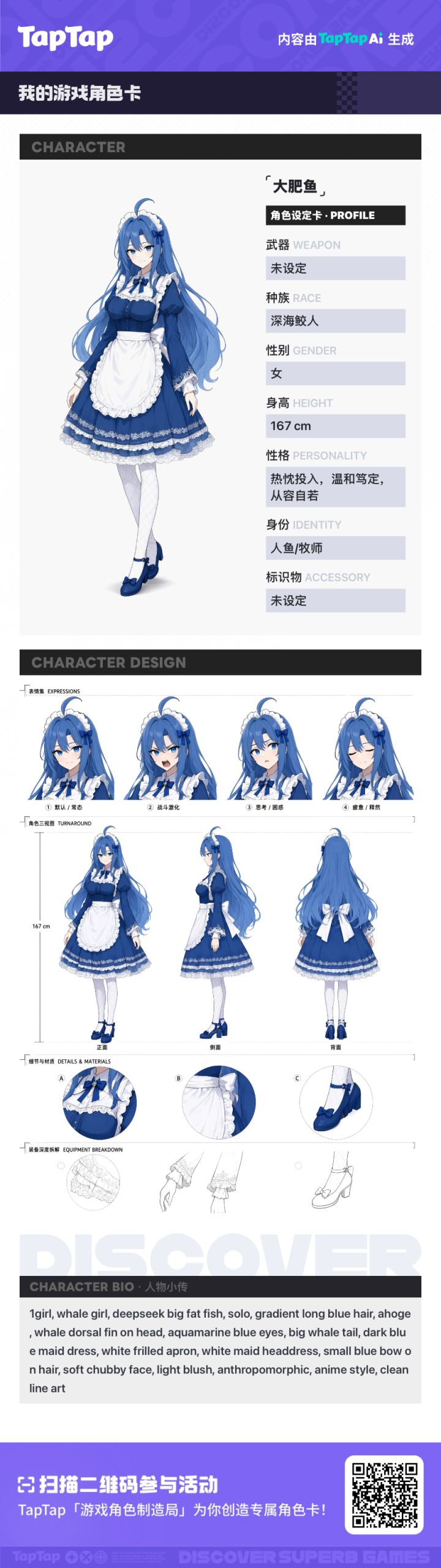 牧师大肥鱼 · 我的角色设定卡截图